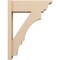 Ekena Millwork 8-in W x 24-in D x 32-in H Balboa Trad Rough Cedar Woodgrain TimberThane Outlooker, Primed Tan OUTUR080X24X32BOA04RCPR - alternate 6